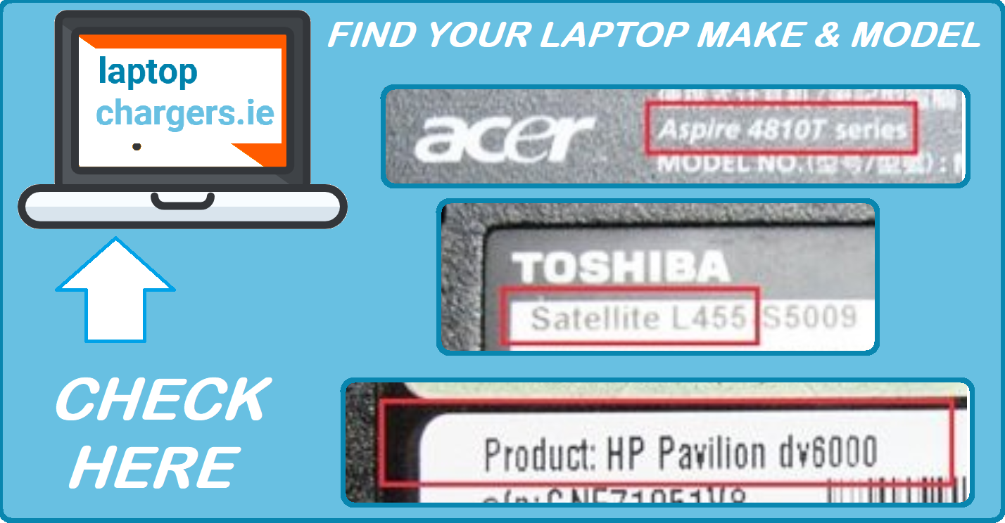 How to find your laptop make and model